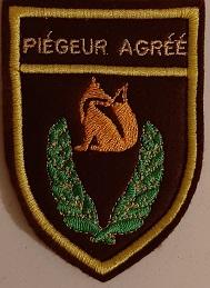 Ecusson piégeur agréé