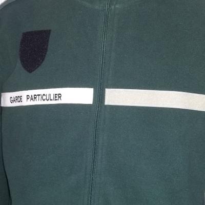 Veste polaire 300gr 100% polyester (VERT) garde chasse particulier